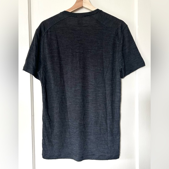 Icebreaker Men's Cool-Lite Sphere Short Sleeve Crewe M Heathered Charcoal - Picture 3 of 5